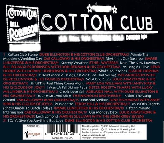 Cotton Club - CD Audio - 2