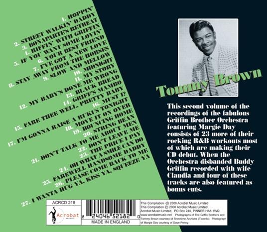 Blues With A Beat Vol 2 - CD Audio di Griffin Brothers - 2