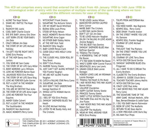 1958 British Hit Parade 1 - CD Audio - 2