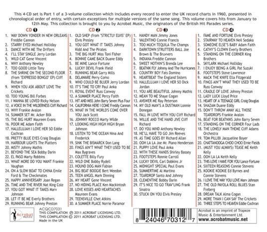 1960 British Hit Parade 1 - CD Audio - 2