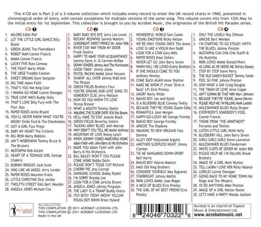 1960 British Hit Parade 2 - CD Audio - 2