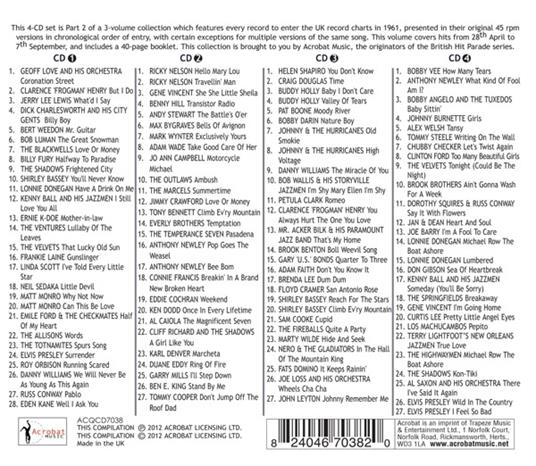 1961 British Hitparade 2 - CD Audio - 2