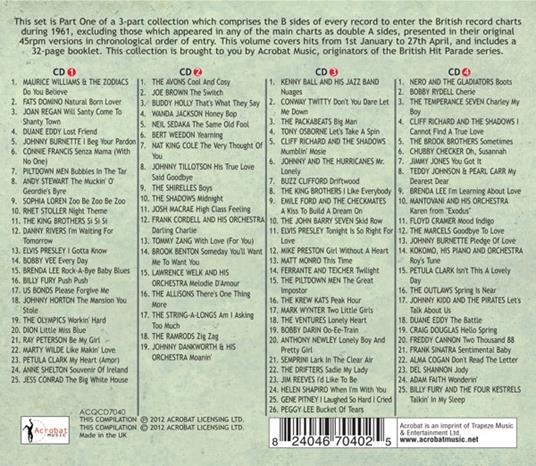 1961 British B-Sides 1 - CD Audio - 2