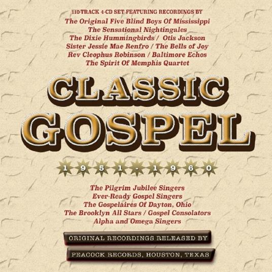 Classic Gospel 1951-1960 - CD Audio