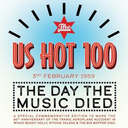 The US Hot 100 3rd February 1959. The Day the Music Died - CD Audio