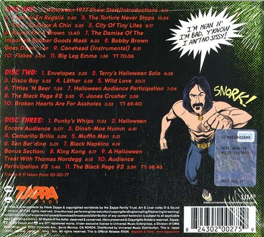 Halloween Night 77 - CD Audio di Frank Zappa - 2