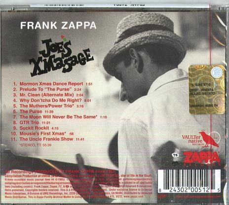 Joe's Xmasage - CD Audio di Frank Zappa - 2