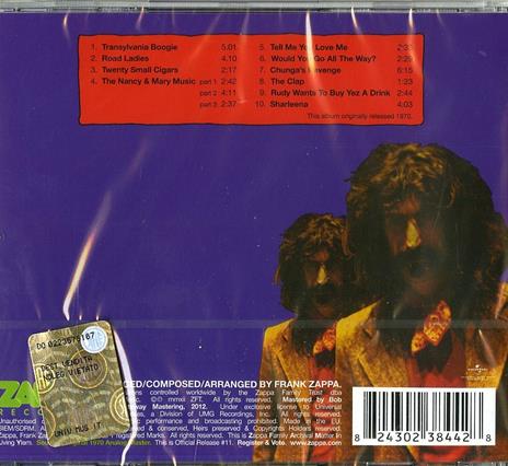 Chunga's Revenge - CD Audio di Frank Zappa - 2