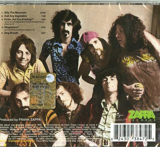 Just Another Band from LA - CD Audio di Frank Zappa - 2