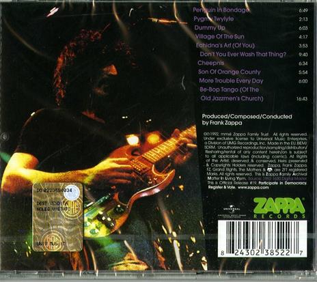 Roxy & Elsewhere - CD Audio di Frank Zappa - 2