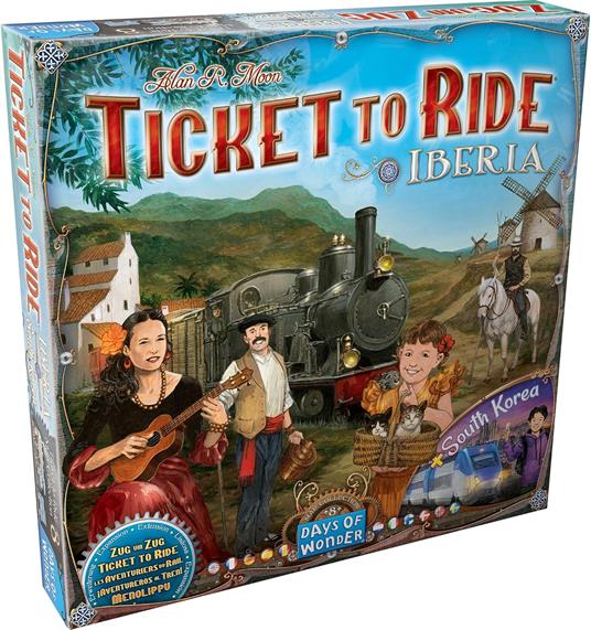 Ticket to Ride Iberia + South Korea. Gioco da tavolo