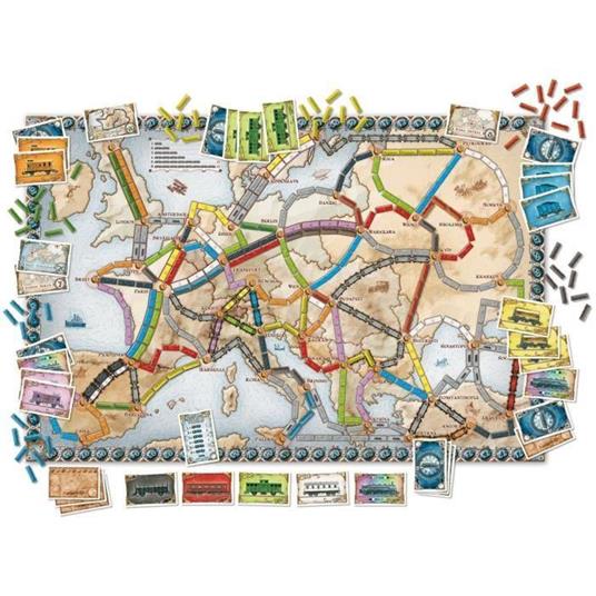 Les Aventuriers du Rail Europe - Collector's Edition: 15th Anniversary - Asmodee - Gioco da tavolo - Gioco da tavolo - Gioco per famiglie - 2