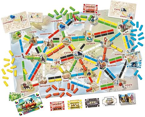 Ticket to Ride: Primo Viaggio. Base - ITA. Gioco da tavolo - 4