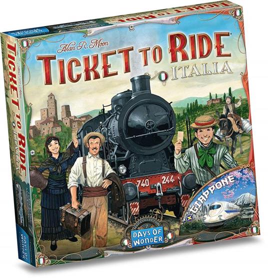 Ticket to Ride - Italia + Giappone. Esp. - ITA. Gioco da tavolo - 3