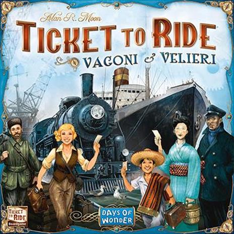 Ticket To Ride Vagoni & Velieri. Base - ITA. Gioco da tavolo - 3