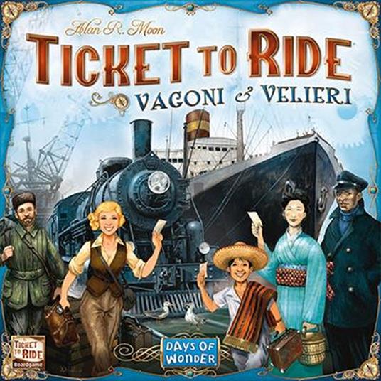 Ticket To Ride Vagoni & Velieri. Base - ITA. Gioco da tavolo - 3