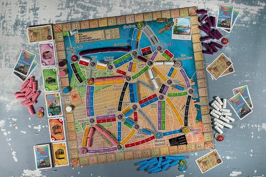 Ticket To Ride San Francisco. Base - ITA. Gioco da tavolo - 6