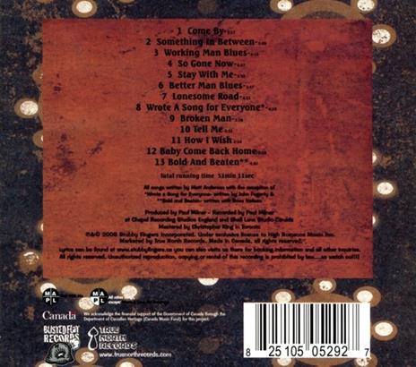 Something in Between - CD Audio di Matt Andersen - 2