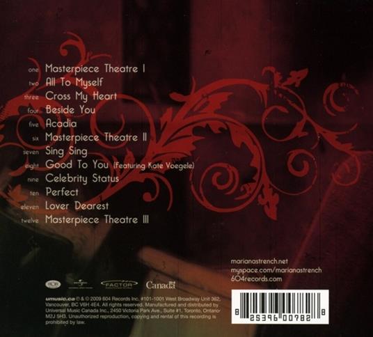 Masterpiece Theatre - CD Audio di Marianas Trench - 2