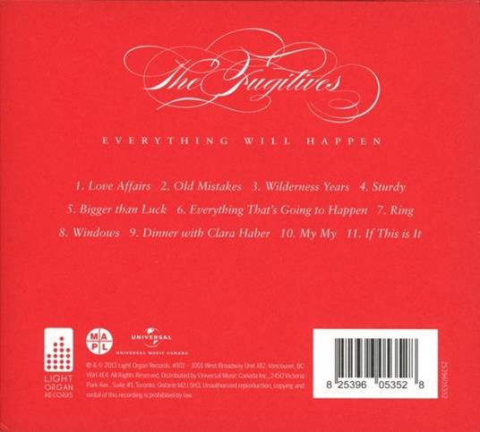 Everything Will Happen - CD Audio di Fugitives - 2