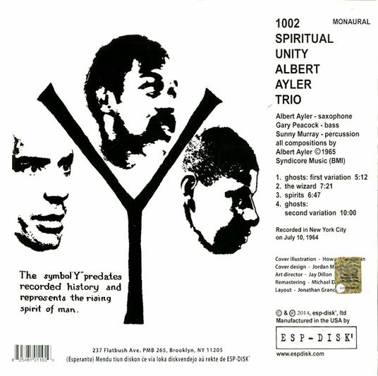 Spiritual Unity (180 gr.) - Vinile LP di Albert Ayler - 2