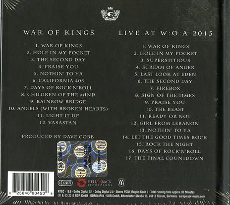 War of Kings (DVD Special Edition) - CD Audio + DVD di Europe - 2