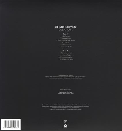 De L'amour - Vinile LP di Johnny Hallyday