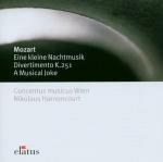Eine Kleine Nachtmusik K525 - Divertimento K251 - Scherzo musicale - CD Audio di Wolfgang Amadeus Mozart,Nikolaus Harnoncourt,Concentus Musicus Wien