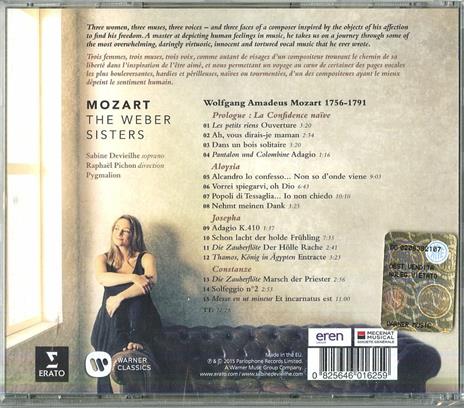 The Weber Sister - CD Audio di Pygmalion,Raphael Pichon,Sabine Devieilhe - 2