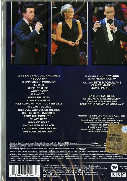 The John Wilson Orchestra. Celebrating Frank Sinatra (DVD) - DVD di Seth MacFarlane - 2