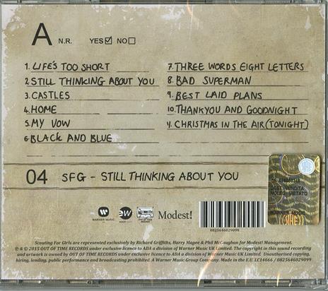 Still Thinking About You - CD Audio di Scouting for Girls - 2