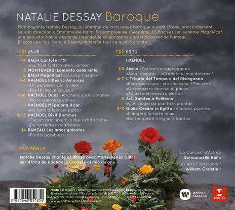Baroque - CD Audio + DVD di Natalie Dessay,Emmanuelle Haim,Le Concert d'Astrée - 2