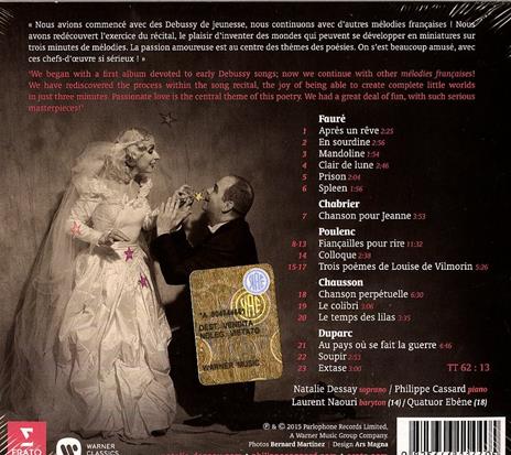 Fiançailles pour rire. Melodie francesi - CD Audio di Natalie Dessay,Philippe Cassard - 2