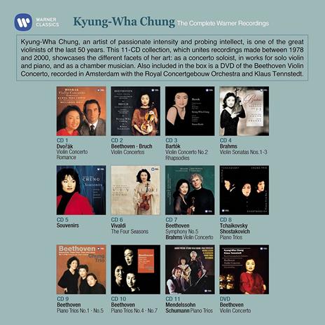 The Complete Warner Recordings vol.2 - CD Audio + DVD di Kyung-Wha Chung - 2