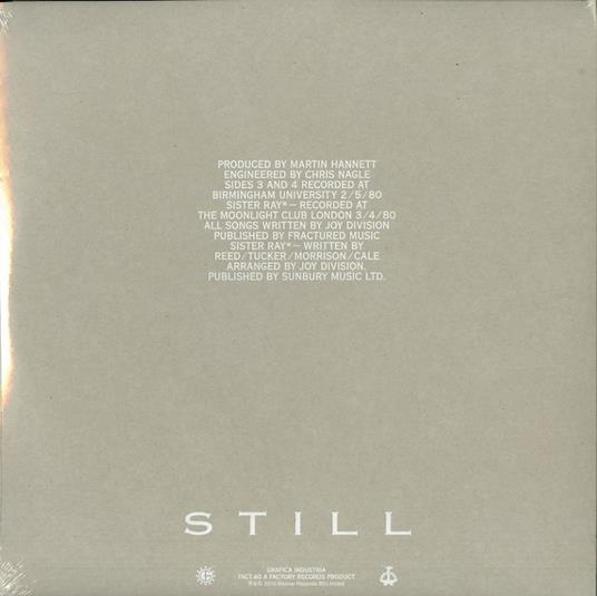 Still - Vinile LP di Joy Division - 2