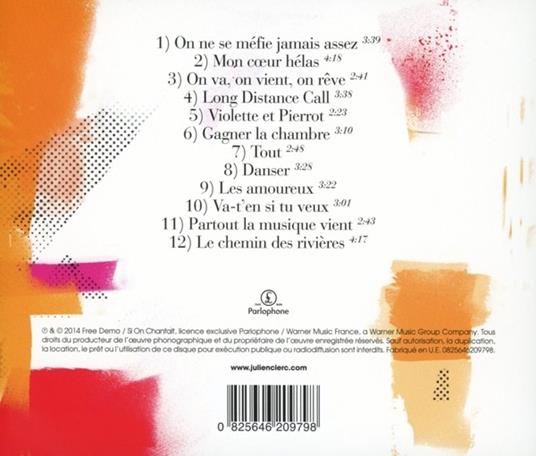 Partout La Musique Vient - CD Audio di Julien Clerc - 2