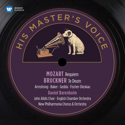 Requiem / Te Deum - CD Audio di Anton Bruckner,Wolfgang Amadeus Mozart