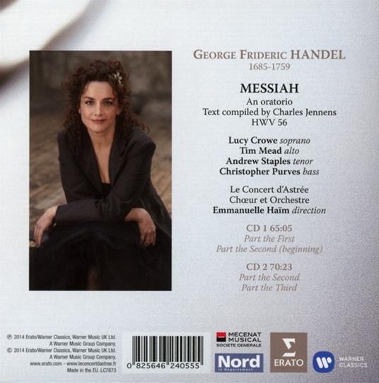 Il Messia - CD Audio di Emmanuelle Haim,Georg Friedrich Händel,Le Concert d'Astrée - 2