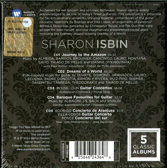 5 Classic Albums - CD Audio di Sharon Isbin - 2
