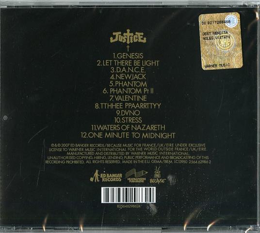Cross - CD Audio di Justice - 2