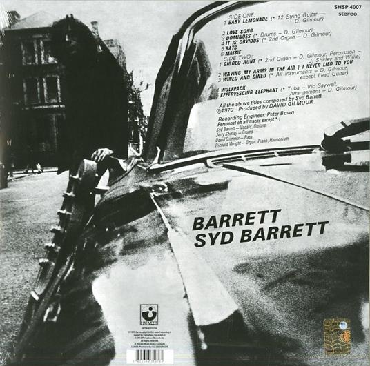 Barrett - Vinile LP di Syd Barrett - 2