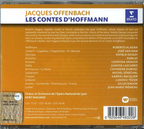 I Racconti di Hoffman (Les Contes D'hoffman) - CD Audio di Jacques Offenbach,Natalie Dessay,Kent Nagano - 2