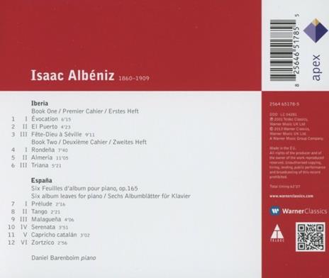Iberia - España - CD Audio di Isaac Albéniz,Daniel Barenboim - 2