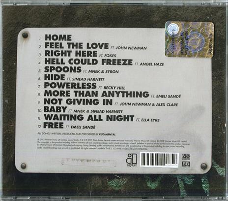 Home - CD Audio di Rudimental - 2