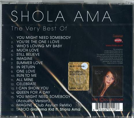 The Very Best of Shola Ama - CD Audio di Shola Ama - 2