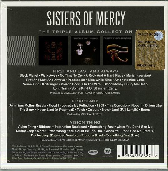 The Triple Album Collection - CD Audio di Sisters of Mercy - 2