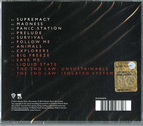 The 2nd Law - CD Audio di Muse - 2