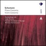 Concerto per Violino - Concerto per Pianoforte - CD Audio di Robert Schumann,Martha Argerich,Nikolaus Harnoncourt,Gidon Kremer,Chamber Orchestra of Europe