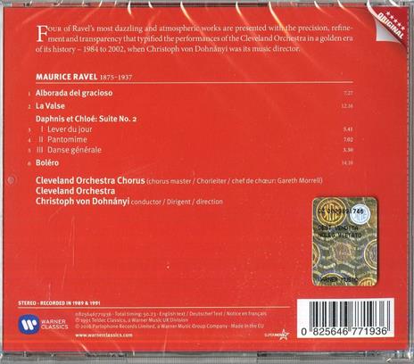 Bolero - CD Audio di Maurice Ravel,Christoph von Dohnanyi,Cleveland Orchestra - 2