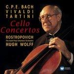 Concerti per violoncello - CD Audio di Carl Philipp Emanuel Bach,Antonio Vivaldi,Giuseppe Tartini,Mstislav Rostropovich,Hugh Wolff,Saint Paul Chamber Orchestra